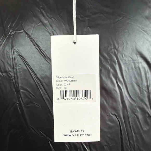 Anthropologie Varley Silverlake Gilet Longline Puffer Vest Red Small Oversized - Picture 9 of 13